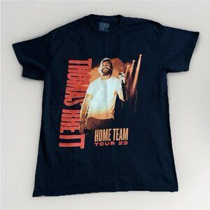 Thomas Rhett Home Team Tour T Shirt Sz Medium Black 2023 Country Front & Back